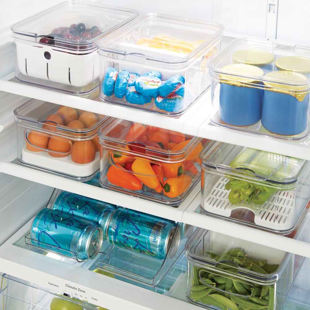 Frische-Box „Clario MiniFresh“ – stapelbar, mit Abtropfeinsatz