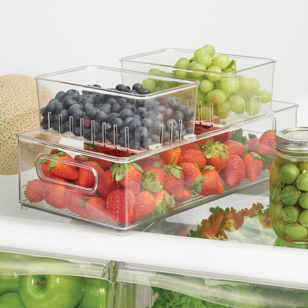 Badezimmer-Organizer "Linis" - tief, klar, recycelt