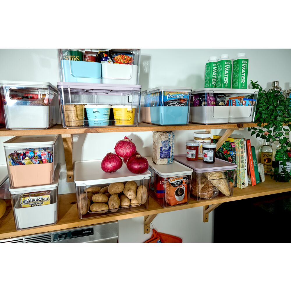 Aufbewahrungsbox „Clario StackFront“ – stapelbar, klar