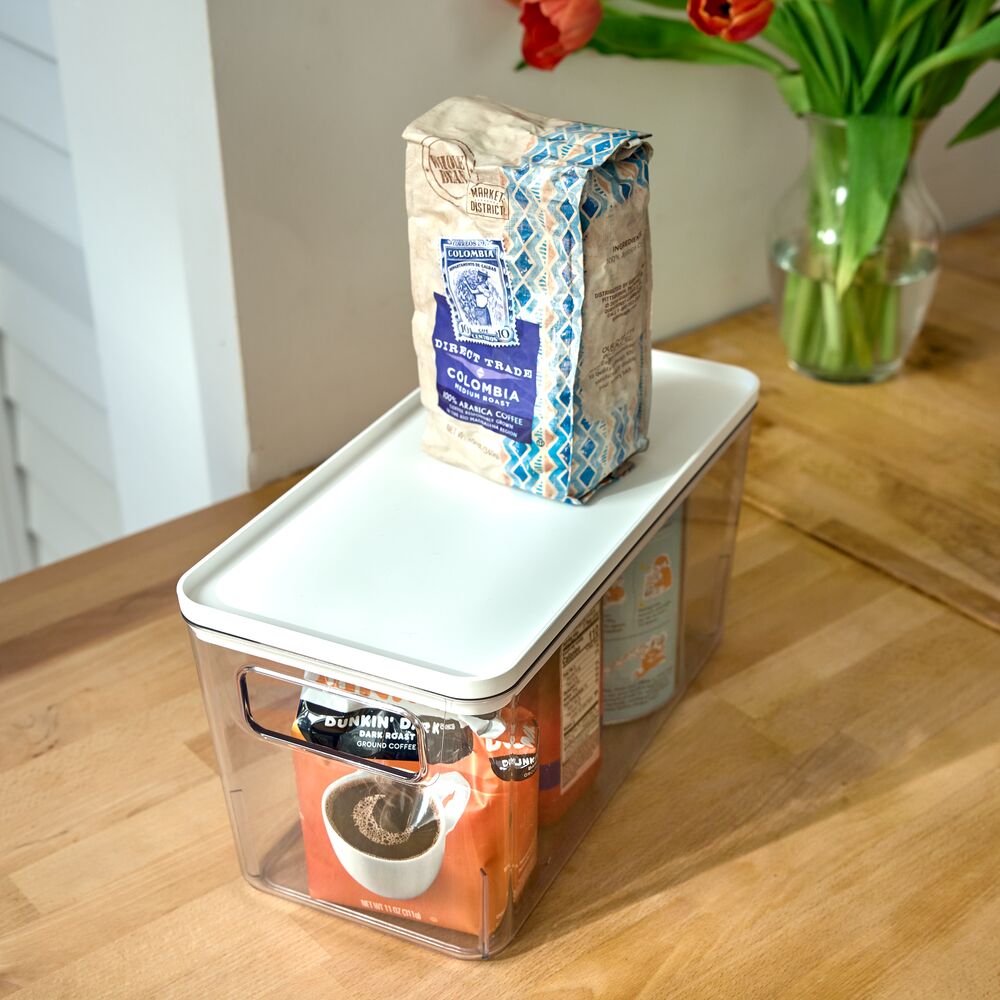 Aufbewahrungsbox "Clario Solo" - mit Deckel, stapelbar