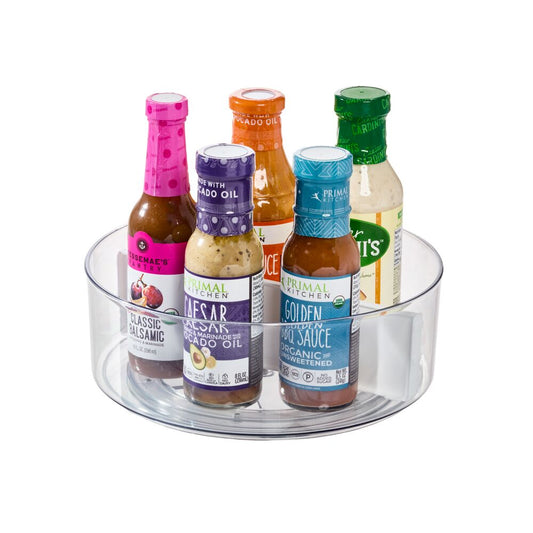 Dreh-Organizer "Circo" - mit herausnehmbarer Trennwand, klar