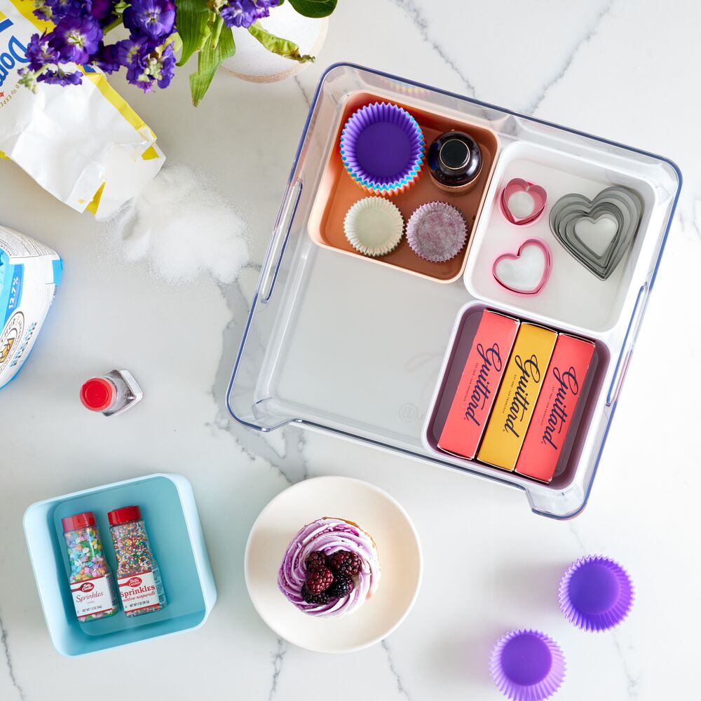 Aufbewahrungs-Set "Nestora" - 5-teilig, mit Deckel, stapelbar