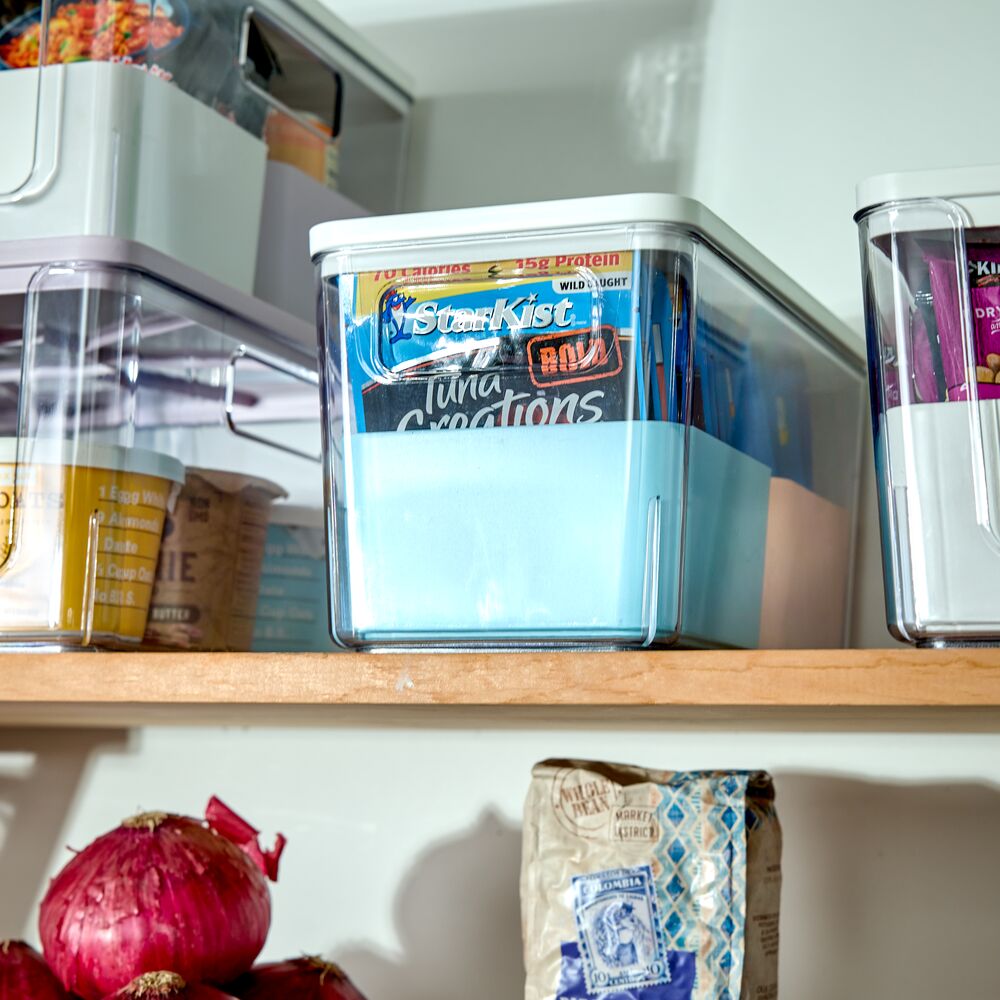 Aufbewahrungs-Set "Nestora-Duo" - 3-teilig, mit Deckeln, stapelbar