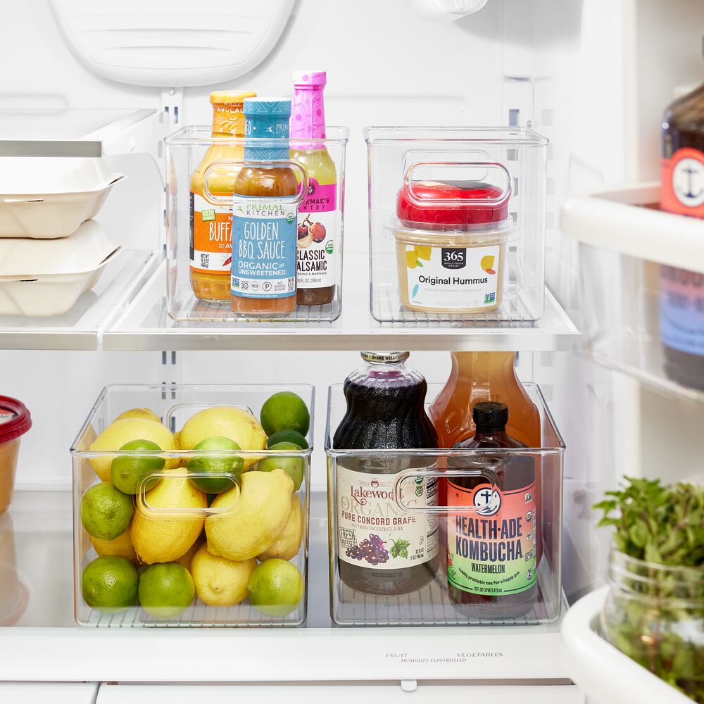 Kühlschrank-Organizer "Clario Set" - 4-teilig, recycelt, klar