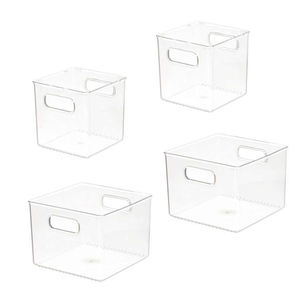 Kühlschrank-Organizer "Clario Set" - 4-teilig, recycelt, klar