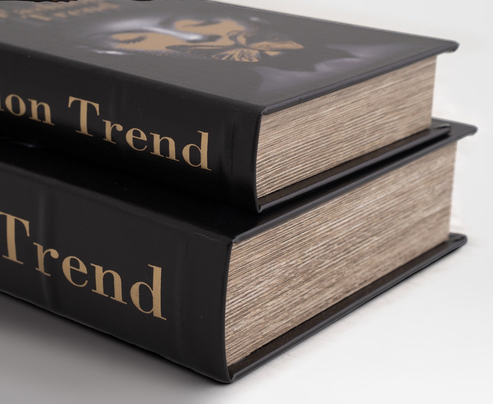 Noir Luxe - Buchboxen-Set in Schwarz & Gold (2-teilig)