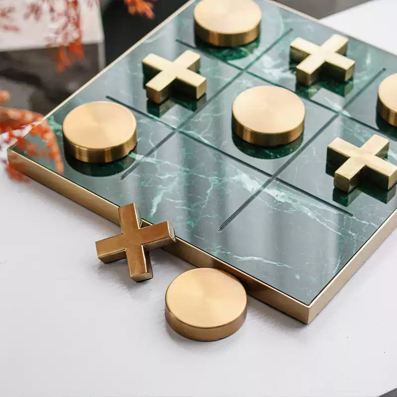 Tic-Tac-Toe „Marmo Luxe“ – Spiel & Deko in einem