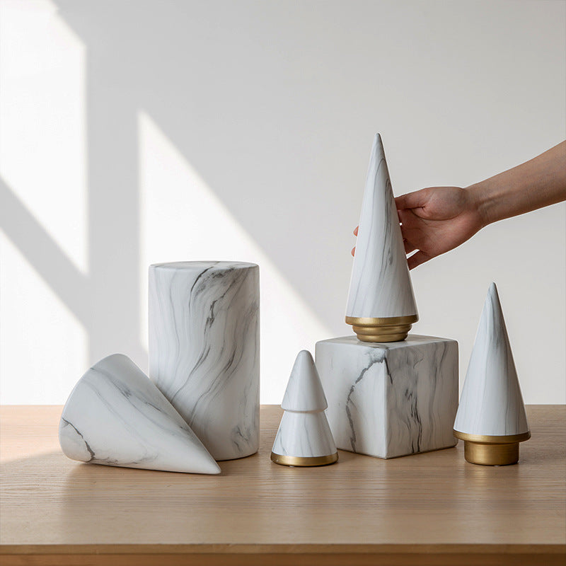 Keramik-Weihnachtsbäume „Aurora“ – Set aus 3