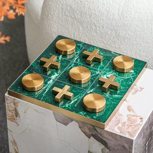 Tic-Tac-Toe „Marmo Luxe“ – Spiel & Deko in einem