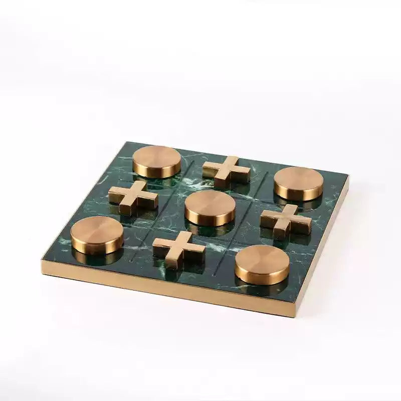 Tic-Tac-Toe „Marmo Luxe“ – Spiel & Deko in einem