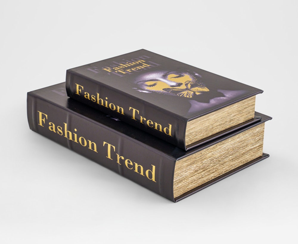 Noir Luxe - Buchboxen-Set in Schwarz & Gold (2-teilig)