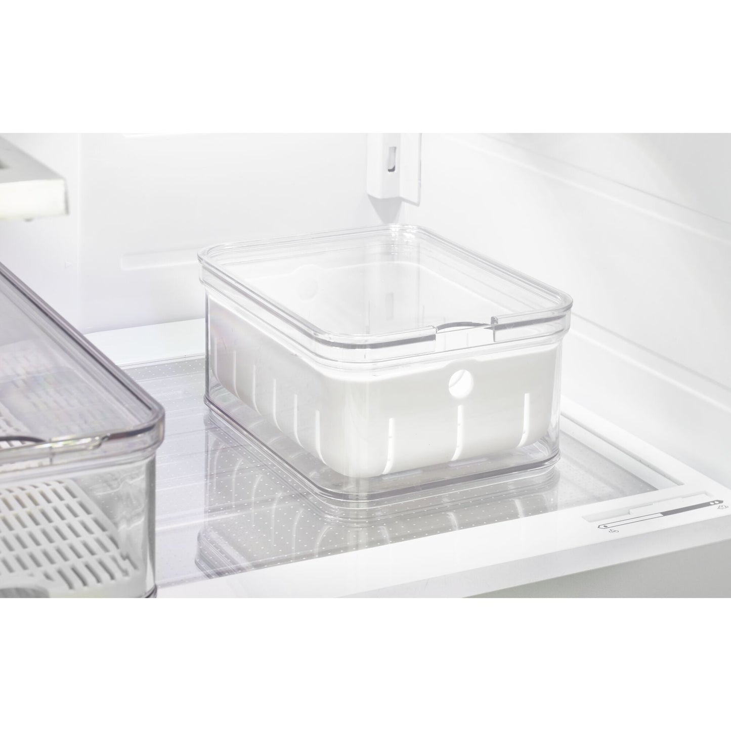 Frische-Box „Clario MiniFresh“ – stapelbar, mit Abtropfeinsatz