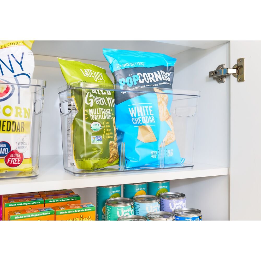 Organizer-Box "Clario Duo" - mit 2 Trennwänden, klar, weiß