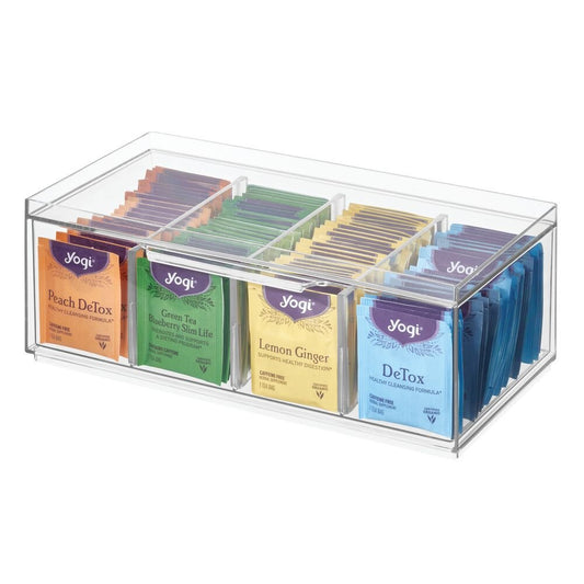 Tee-Organizer „Clario TeaBox“ – stapelbar, klar