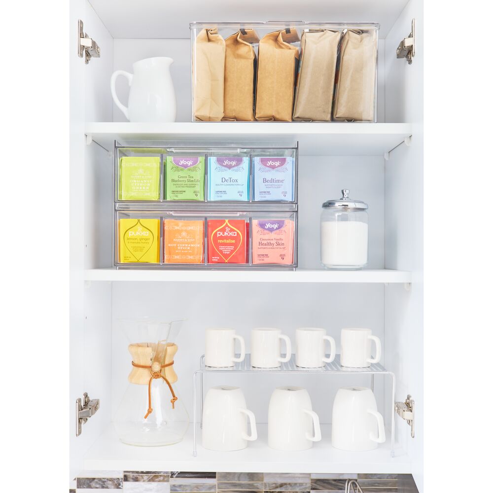 Tee-Organizer „Clario TeaBox“ – stapelbar, klar