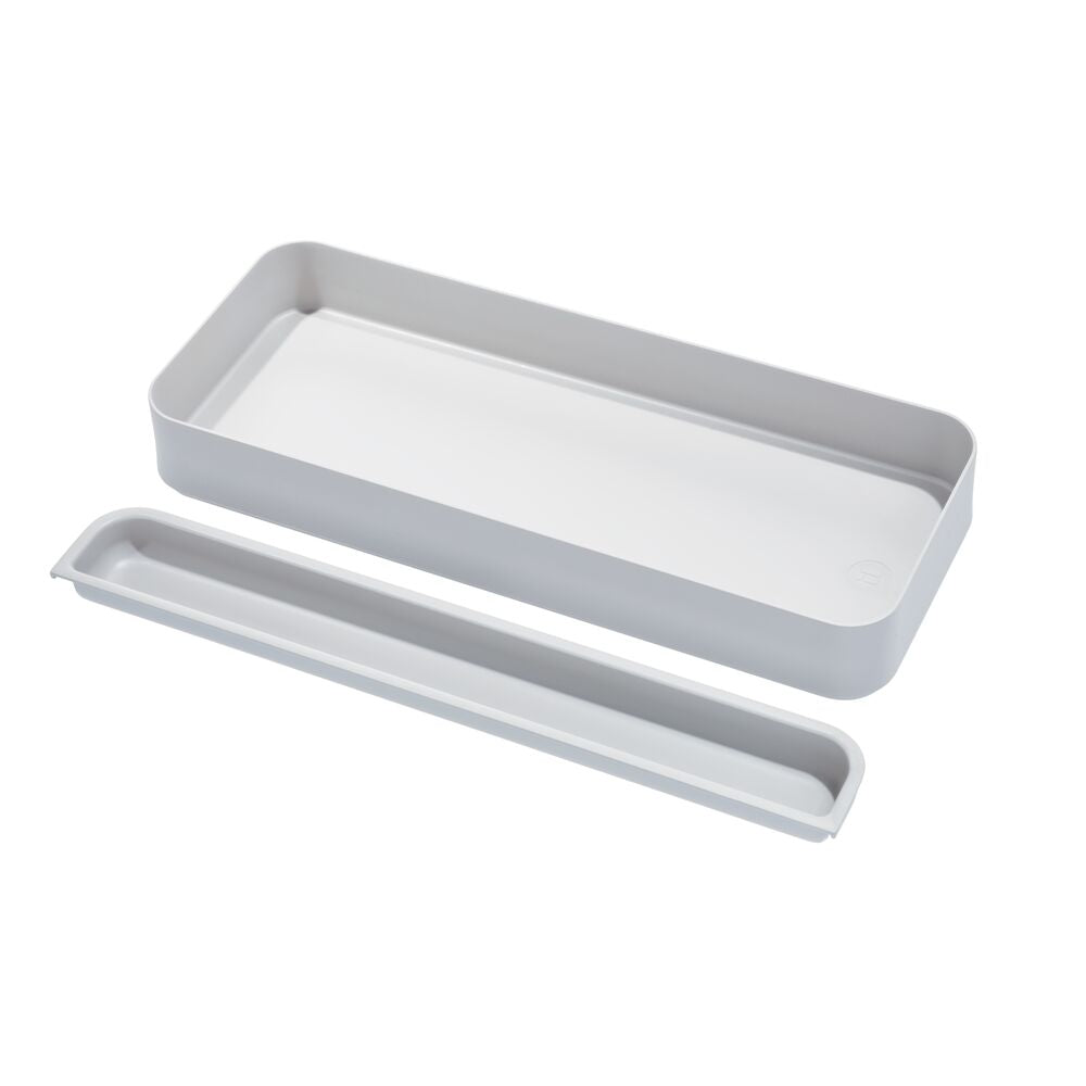 Küchen-Accessoire-Set "Ecolina" - aus recyceltem Kunststoff, grau