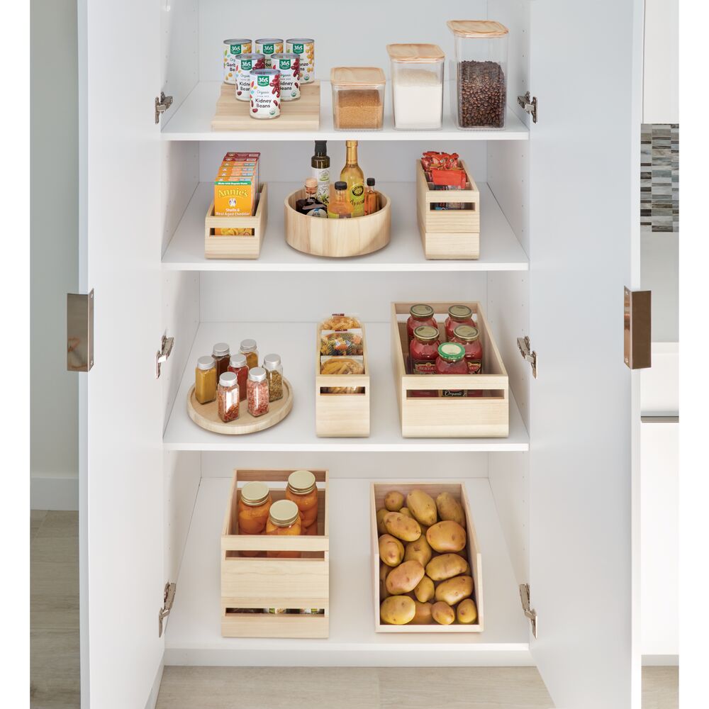 Holz-Aufbewahrungsbox "EvoWood Mini" - mit Griffen, nachhaltig