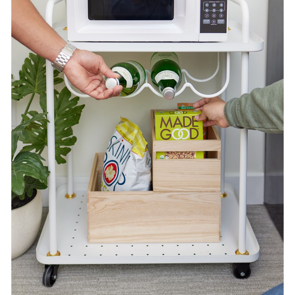 Holz-Aufbewahrungsbox "EvoWood Compact" - mit Griffen, nachhaltig