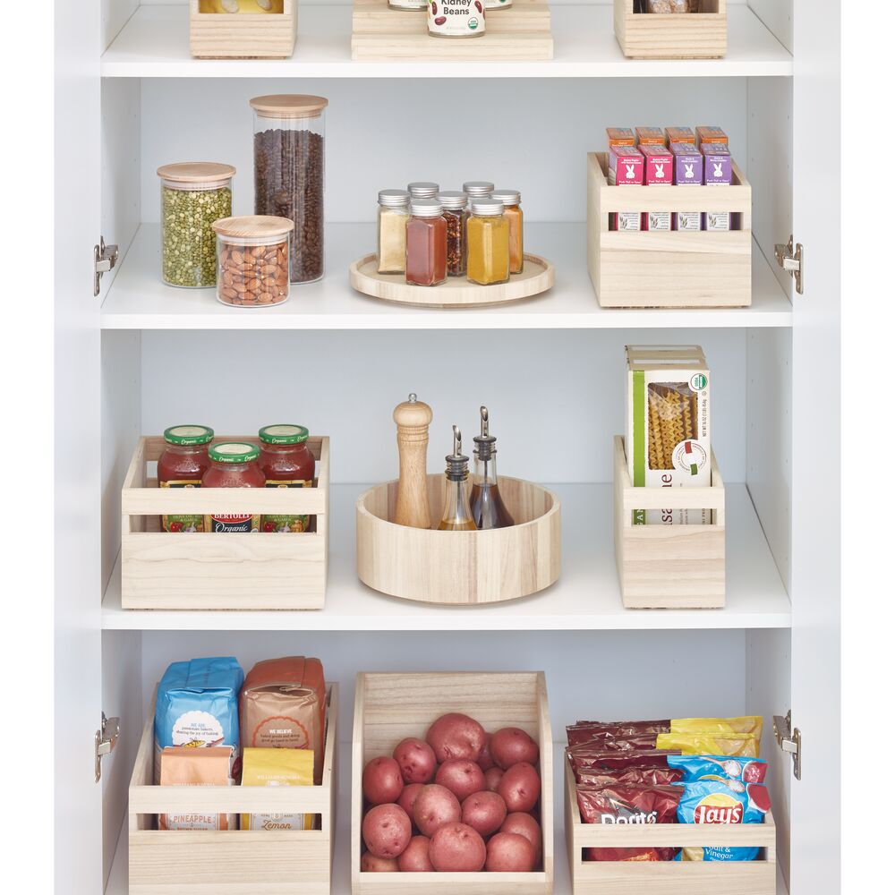 Holz-Aufbewahrungsbox "EvoWood Crate" - mit Griffen, nachhaltig