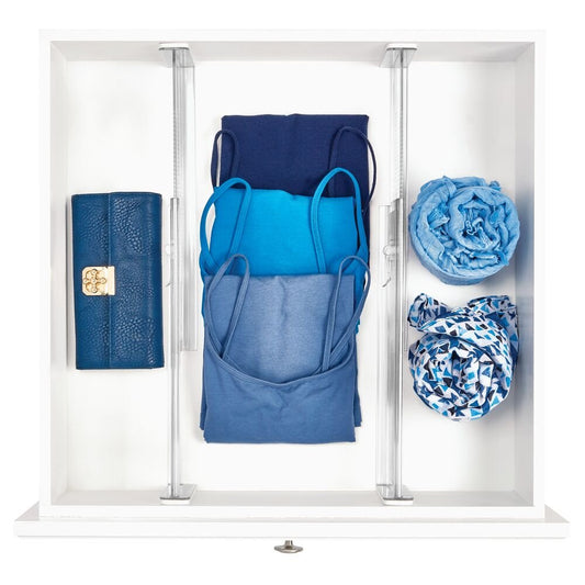 Schubladentrenner „Clario Divide“ – Set aus 2, verstellbar, klar