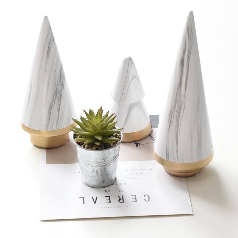 Keramik-Weihnachtsbäume „Aurora“ – Set aus 3