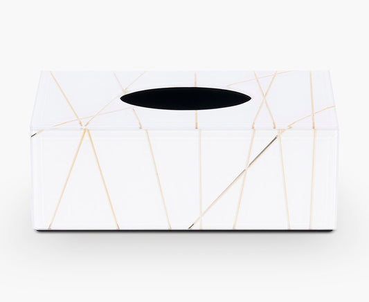 Marbela - Edle Taschentücherbox in Marmoroptik